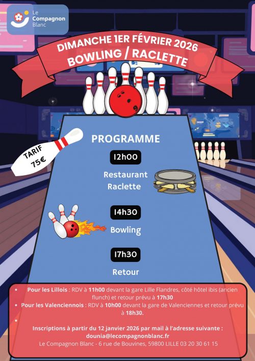 Affiche Bowling raclette
