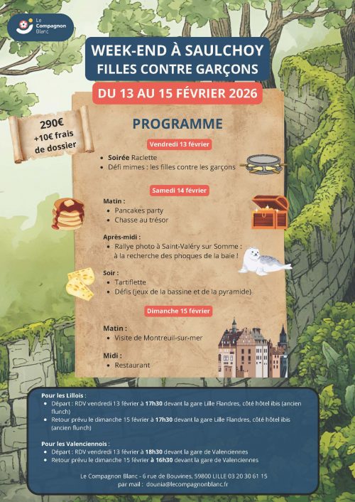 Affiche week-end 13 au 15 février